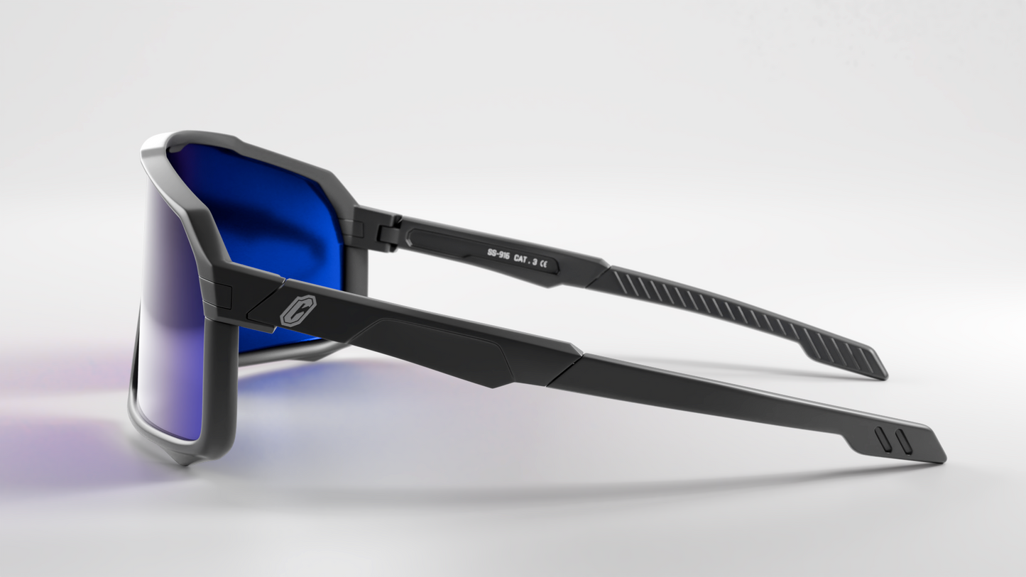 Collective Epsilon Sunglasses - Black/Blue