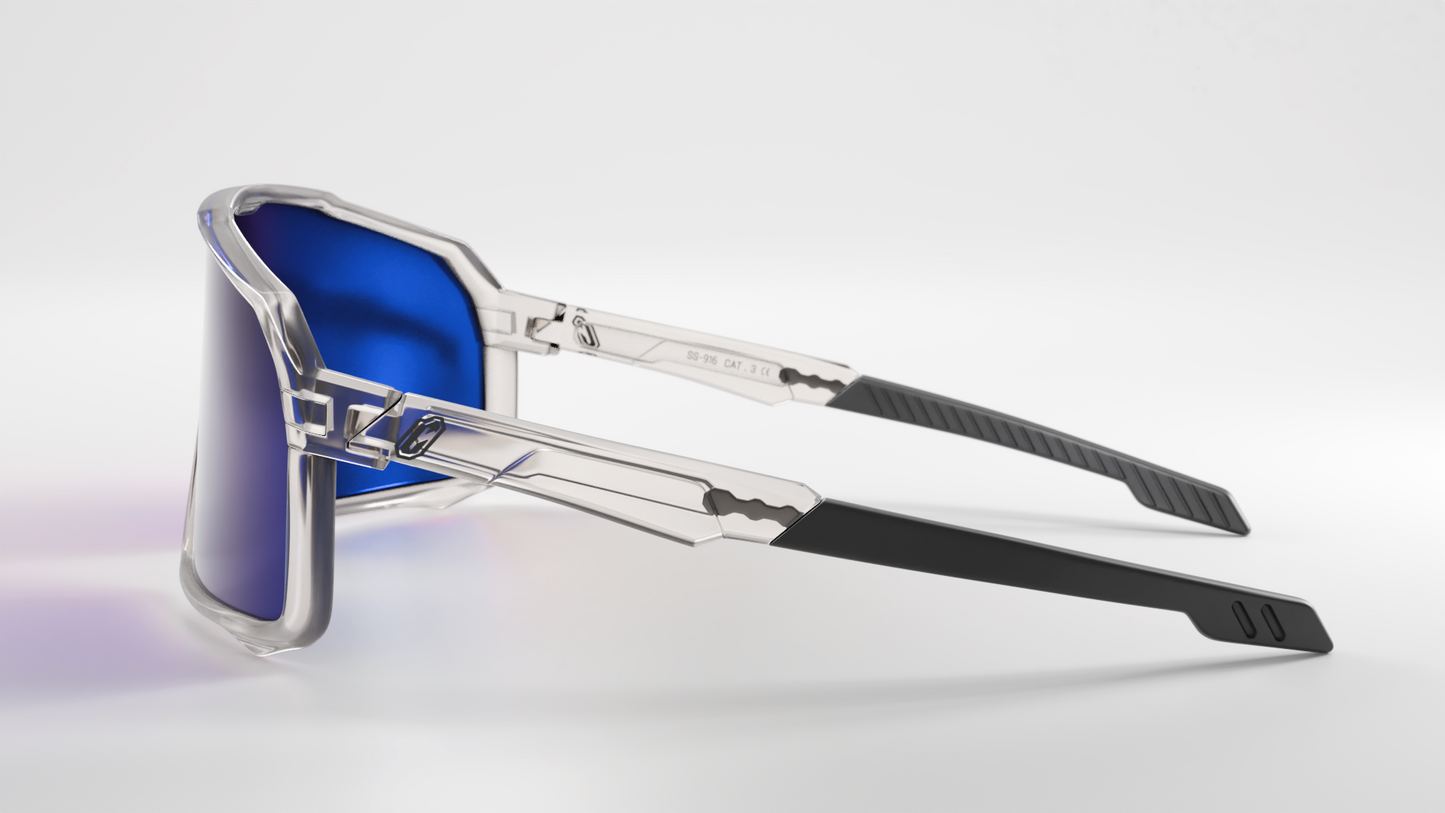 Collective Epsilon Sunglasses - Clear/Blue