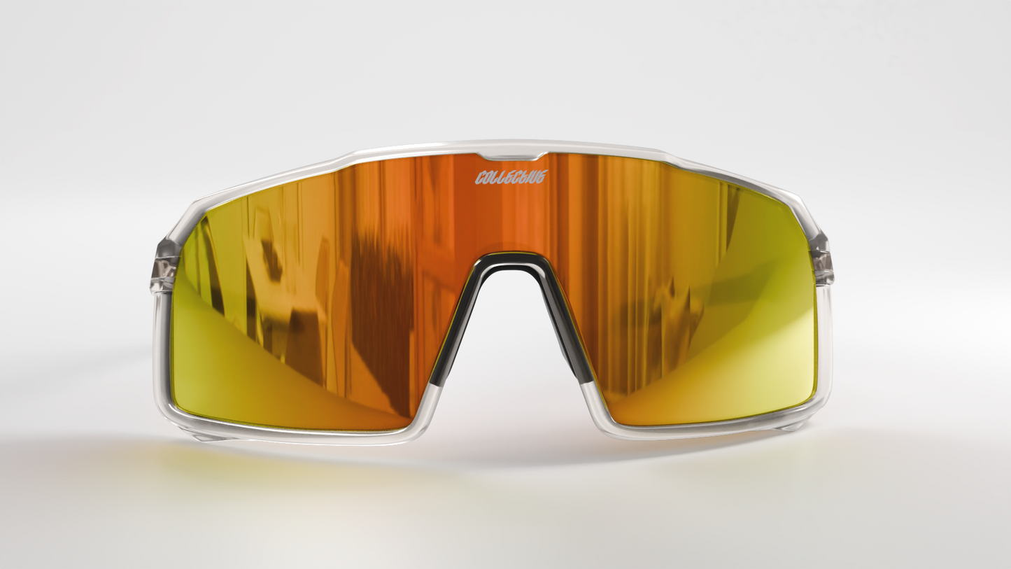 Clear orange sunglasses online