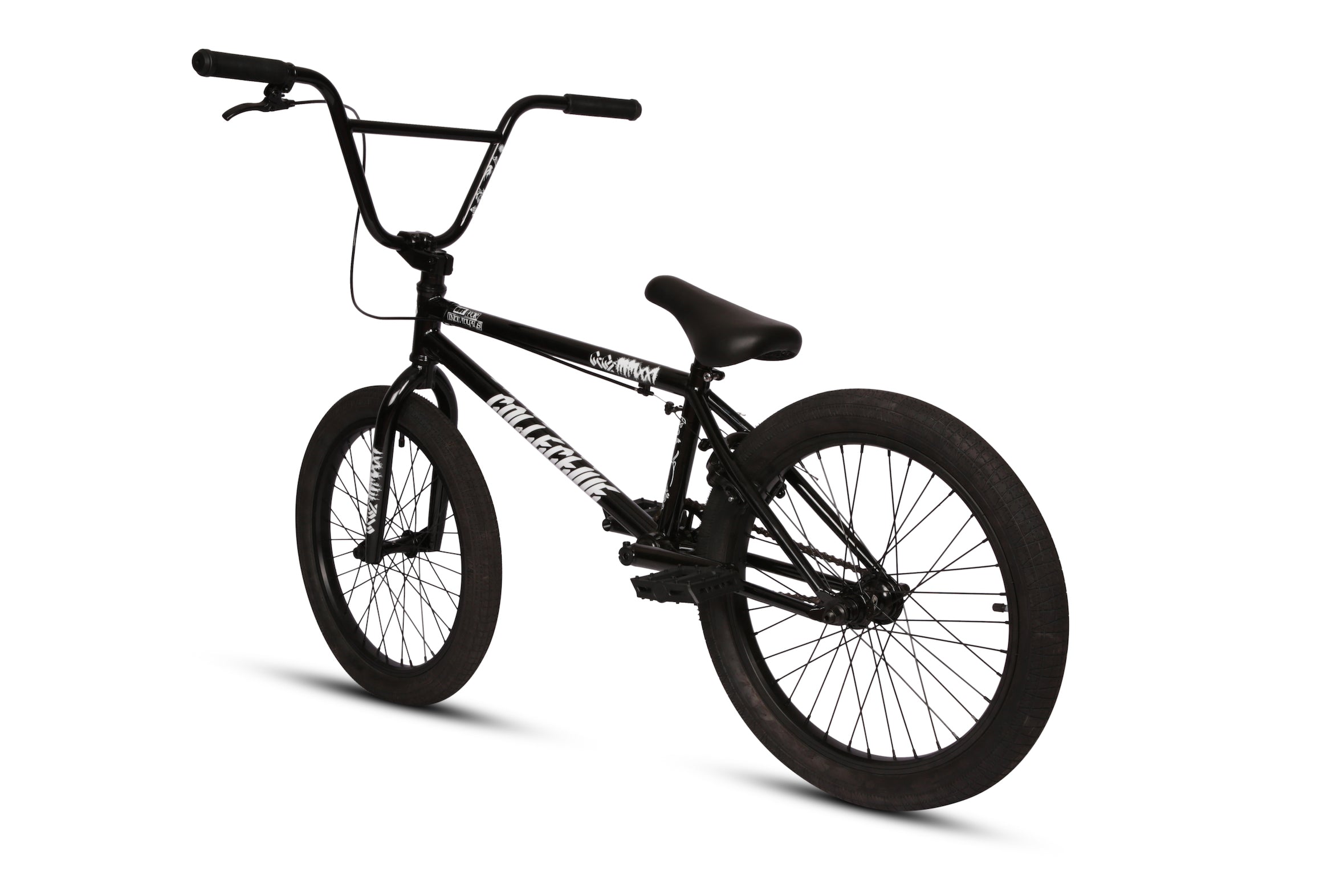 Matte black bmx top bike